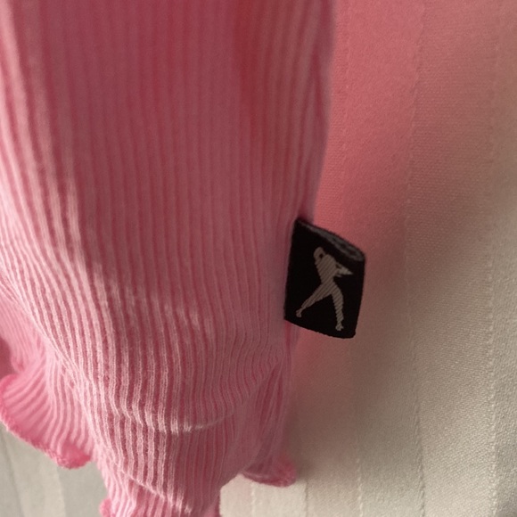 Ladies pink Hustler Barely legal tank top - Picture 7 of 8